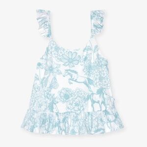 Posh Peanut Charlotte Anne Ruffled Tank